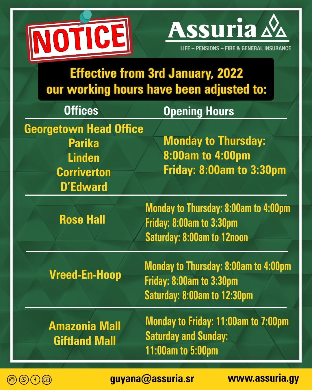 What's new at Assuria?